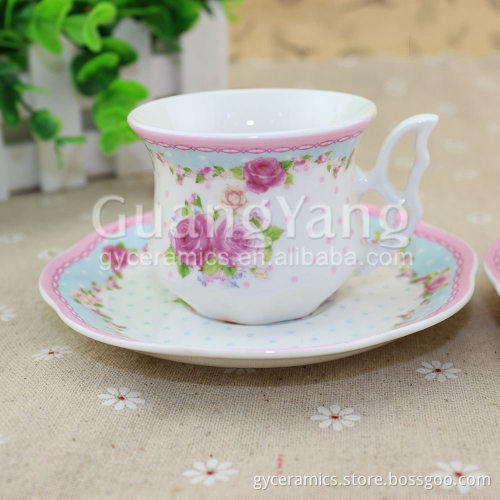 Delicate Design Artwork Ceramic Custom Cups